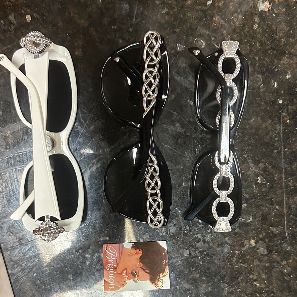 Brighton sunglasses -Trio with Cases excellent condition. $20 each 3 prs $60 - Picture 2 of 8